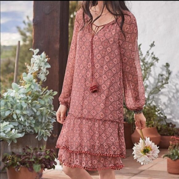 Sundance Mosaic Breeze Dress Medium - Picture 1 of 5